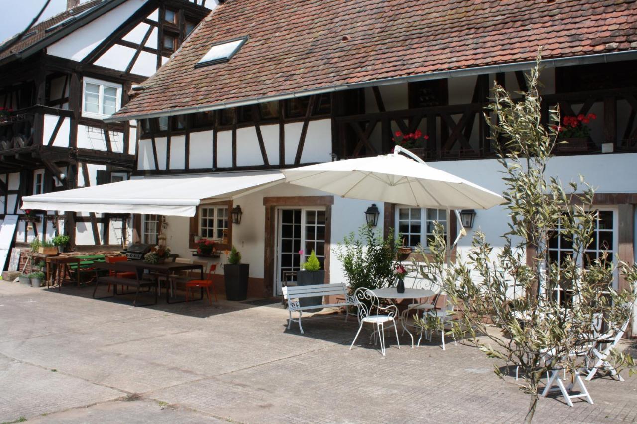 La Grange Aux Coqs Bed and Breakfast Ittenheim Buitenkant foto